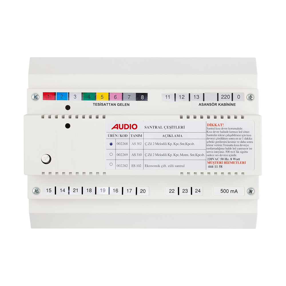 AS 302 Santral (Kapıcılı Çift Zilli 2 Melodili)